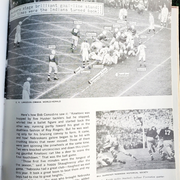 Go Big Red The Story Of Cornhusker Football 1966 Hollis J Limprecht James  Denne - Picture 14 of 16